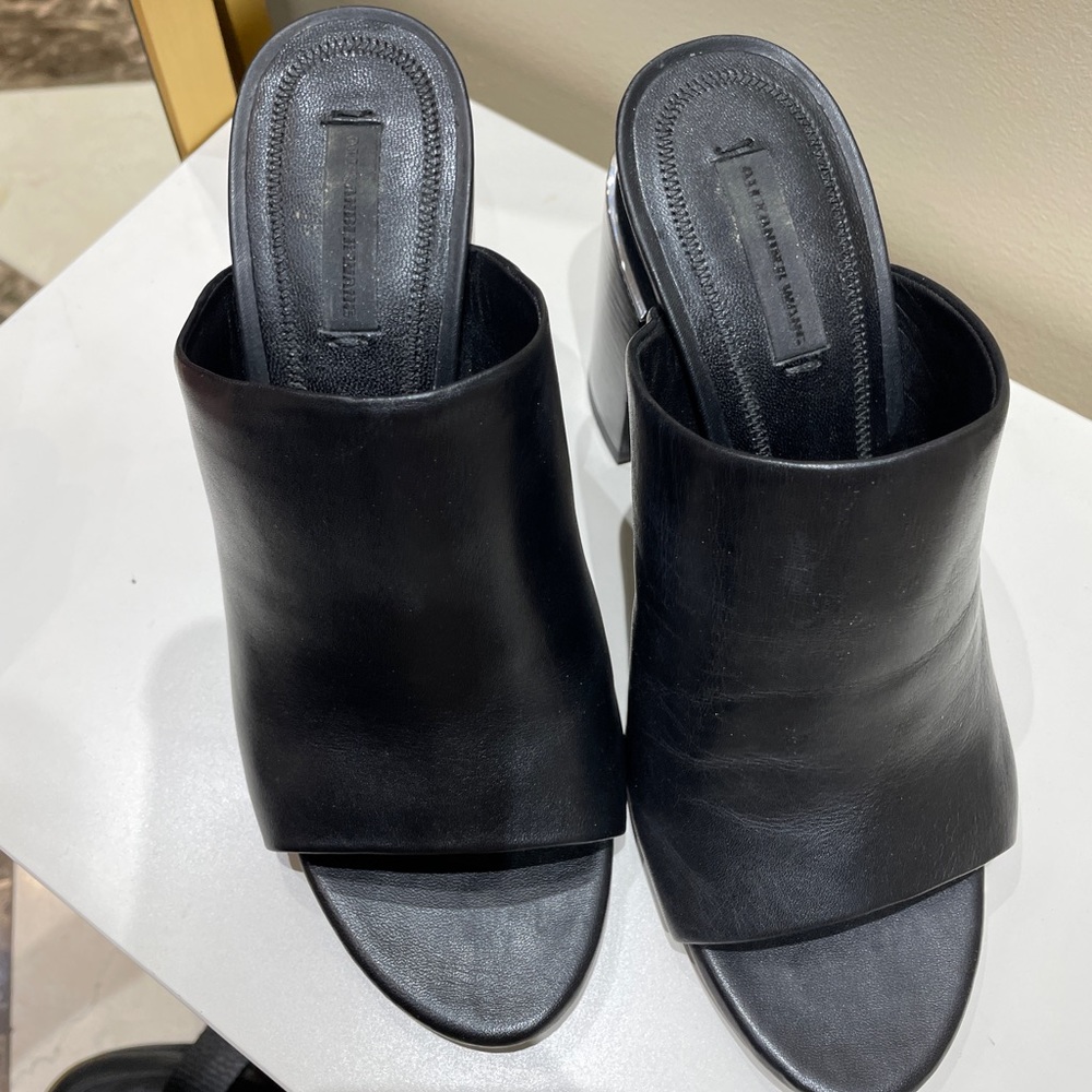 Alexander Wang chunky heels sandals block-heels Mule sandals